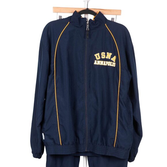 Russell Athletic USNA Annapolis Tracksuit M Mens VTG Naval Academy Pants Jacket - Picture 2 of 10